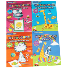 My Favourite Colouring Book - 24 pages